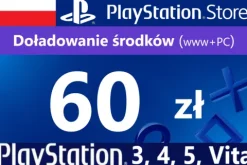 PlayStation 60 zł, PSN Store, Doładowanie