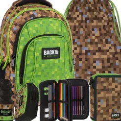 PLECAK MINECRAFT SZKOLNY ZESTAW 5w1 BACKUP DERFORM
