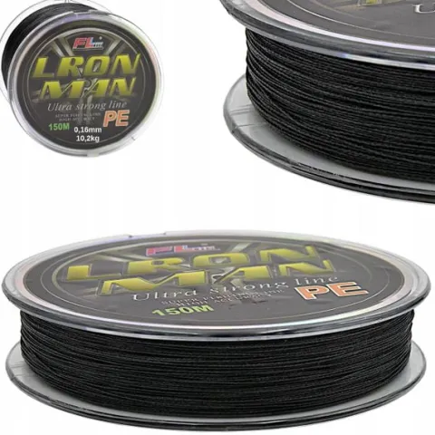 PLECIONKA WĘDKARSKA LRON MAN PE 150m/0,16mm/10,2kg