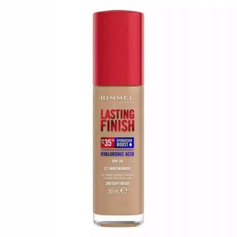 Podkład do twarzy rimmel lasting finish 35 H 200 soft beige 30 ml spf 20