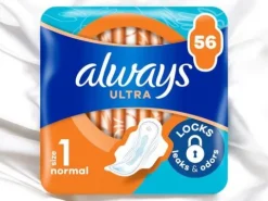 Podpaski ALWAYS Ultra Day Normal Rozmiar 1 (56 sztuk)