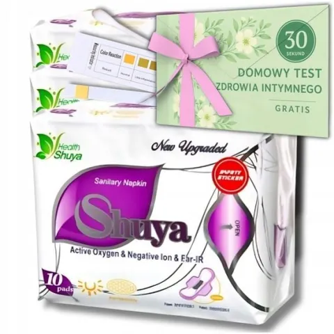 Podpaski Shuya Health dzienne bawełniane 10 sztuk ZESTAW 3 opakowań