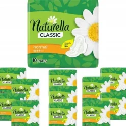 Podpaski ze skrzydełkami Naturella Classic Normal Camomile 10 szt. x12