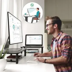 PODSTAWKA POD MONITOR DRUKARKE LAPTOPA Z SZUFLADĄ