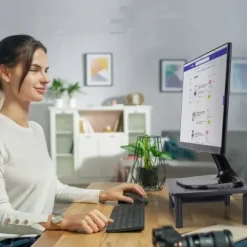 PODSTAWKA POD MONITOR DRUKARKE LAPTOPA Z SZUFLADĄ
