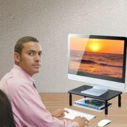 PODSTAWKA POD MONITOR DRUKARKE LAPTOPA Z SZUFLADĄ