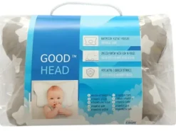 Poduszka ortopedyczna dla niemowląt na płaską główkę Good Head | Szara | M