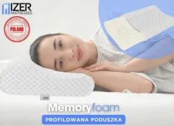 Poduszka Ortopedyczna profilowana VISCO Memory do spania na boku