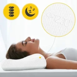 PODUSZKA PROFILOWANA ORTOPEDYCZNA Z ŻELEM CHŁODZĄCYM DO SPANIA ERGONOMICZNA