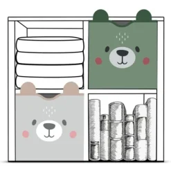 Pojemnik na zabawki i mata NK-408 Nukido - szary