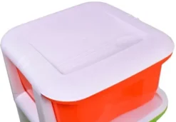Pojemnik na zabawki 5 szuflad na kółkach