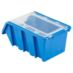 Pojemnik z pokrywką kuweta magazynowa 100x155x70 niebieski