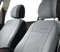 Pokrowce z alcantary na fotele PRESTIGE Szare do ALFA ROMEO GIULIETTA