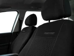 Pokrowce z alcantary na przednie fotele PRESTIGE 1+1 Czarne AUDI Q5