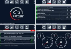 Polski program diagnostyczny SDPROG OBD2 WIN iOS Android BOX