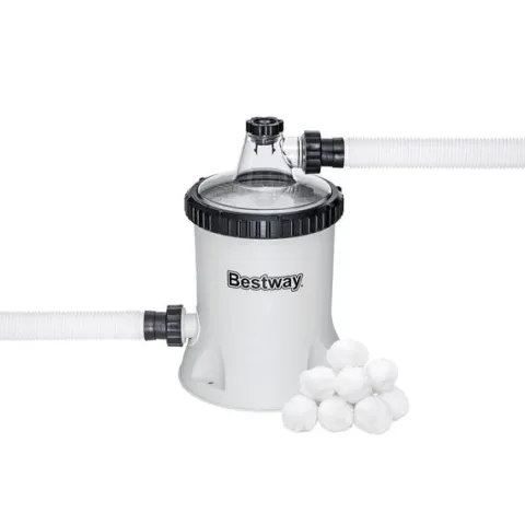 Pompa filtrująca do basenu 5678 l/h + kulki filtrujące Bestway 58870