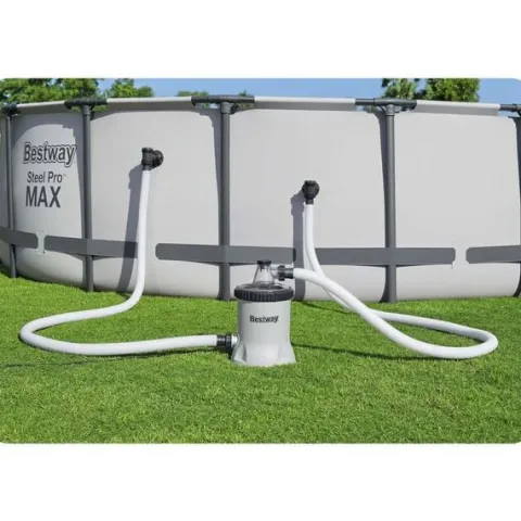 Pompa filtrująca do basenu 5678 l/h + kulki filtrujące Bestway 58870