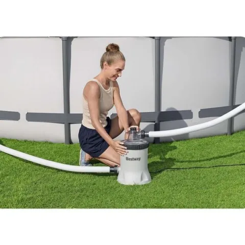Pompa filtrująca do basenu 5678 l/h + kulki filtrujące Bestway 58870