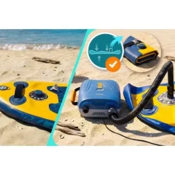 Pompka elektryczna do materaca pontonu SUPa + 6 przejściówek 12V Neo-Sport NS-713