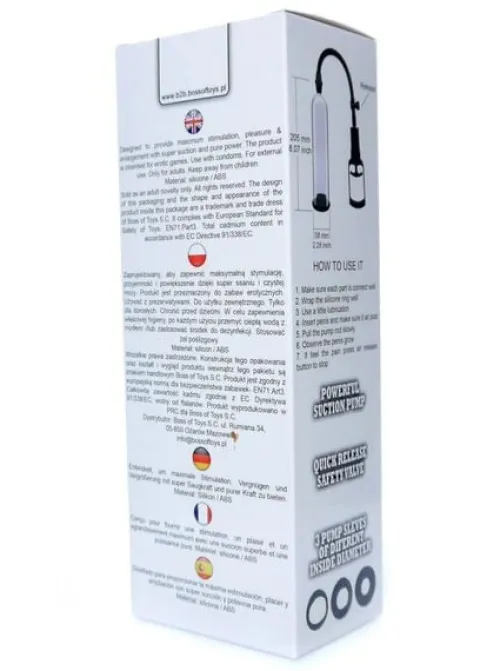 Pompka-Powerpump Max 0.2 - Black&Clear