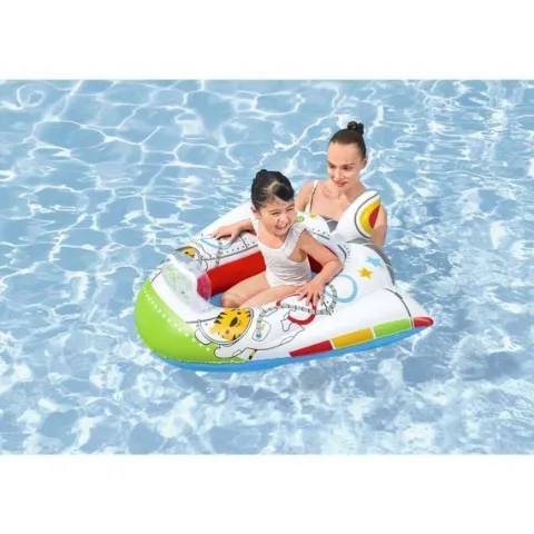 Pontonik plażowy statek kosmiczny 104 x 99 cm Bestway 34178