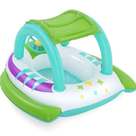 Ponton plażowy do pływania z daszkiem 107 x 112 cm Bestway 34149