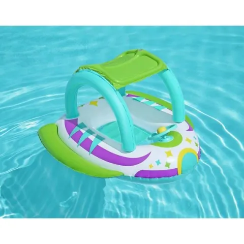 Ponton plażowy do pływania z daszkiem 107 x 112 cm Bestway 34149