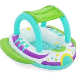Ponton plażowy do pływania z daszkiem 107 x 112 cm Bestway 34149