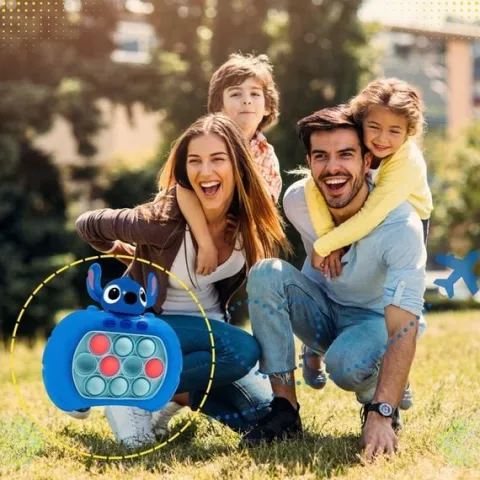 POP IT ELEKTRONICZNE Gra Popit Elektryczne Gra Zręcznościowa STITCH