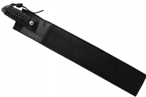 POTĘŻNA CZARNA MACZETA 50cm TAKTYCZNA SURVIVAL MIECZ BUSHCRAFT +