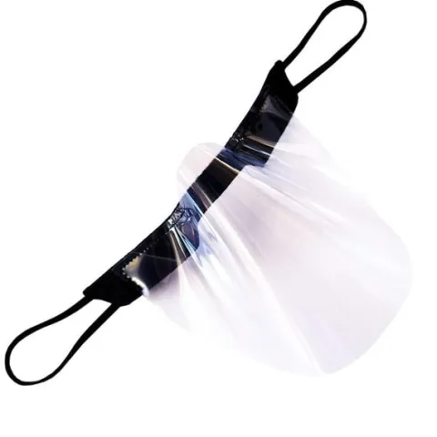 Półprzyłbica ochronna czarna - mini przyłbica KOKONET 9-0067A