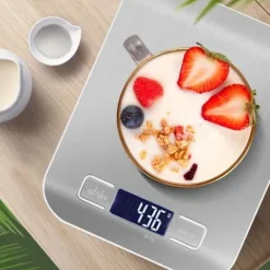 PRECYZYJNA WAGA KUCHENNA 10kg / 1g DOMOWA ELEKTRONICZNA TARA LCD + BATERIE