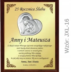 PREZENT na ROCZNICĘ ŚLUBU JUBILEUSZ 15 20 25 30 40 45 50 55 GODY +
