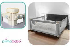 PRIMABOBO Barierka ochronna do łóżka CLASSIC 180cm dla dzieci WYSOKA