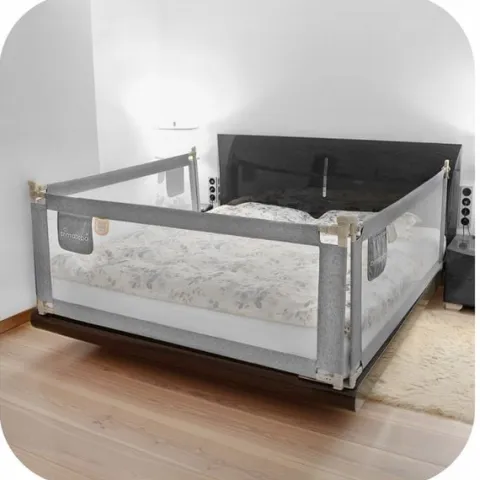 PRIMABOBO Barierka ochronna do łóżka CLASSIC 200x160cm 3 szt Składana