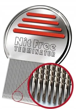 PROFESJONALNY grzebień NitFree Terminator i preparat MAMY z GŁOWY 200 ml