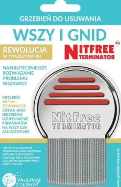 PROFESJONALNY grzebień NitFree Terminator i preparat MAMY z GŁOWY 200 ml