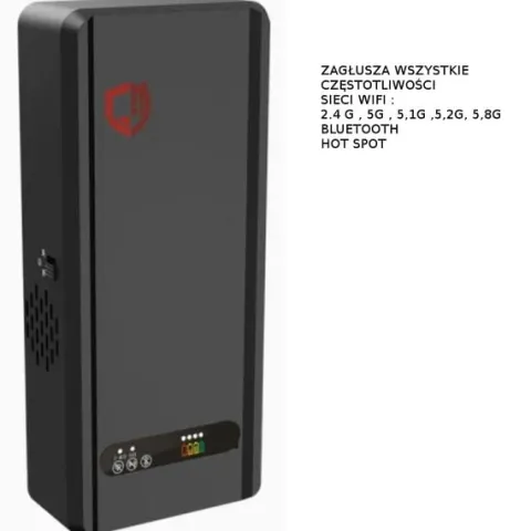Profesjonalny Zakłócacz Zagłuszacz 2.4G 5G 5.2G 5.8G WIFI bluetooth
