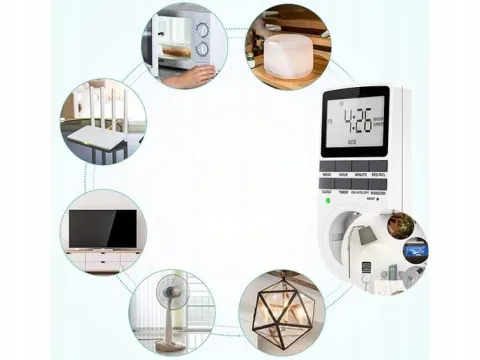 Programator Czasowy Timer Włącznik Wyłącznik Cyfrowy Elektroniczny Programy