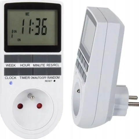 Programator Czasowy Timer Włącznik Wyłącznik Cyfrowy Elektroniczny Programy