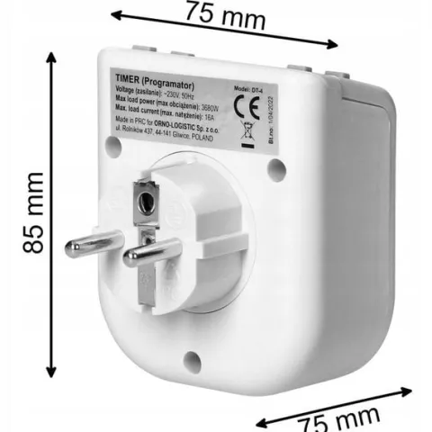 Programator Czasowy Włącznik Wyłącznik Timer LCD