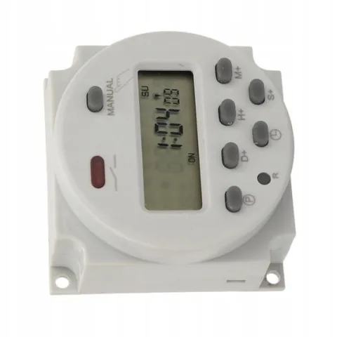 PROGRAMATOR CZASOWY WŁĄCZNIK WYŁĄCZNIK ENERGOOSZCZĘDNY CYFROWY 1s ~ 168h