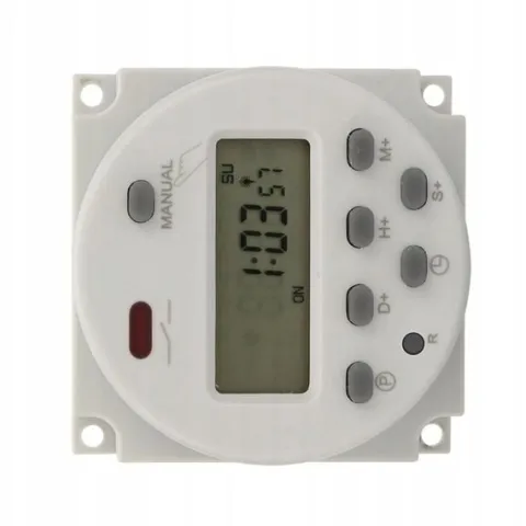 PROGRAMATOR CZASOWY WŁĄCZNIK WYŁĄCZNIK ENERGOOSZCZĘDNY CYFROWY 1s ~ 168h