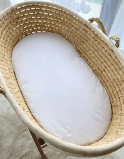 Prześcieradło bawełniane do kosza Mojżesza Boho wózka gondoli