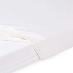 Prześcieradło 70x140 BAMBOO PAN MATERAC BABY białe delikatne dla skóry