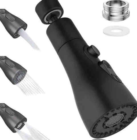 PRZEDŁUŻACZ KRANU KUCHENNEGO AERATOR PERLATOR ADAPTER DO BATERII 3 FUNKCJE