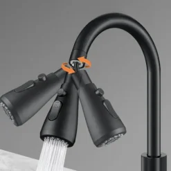 PRZEDŁUŻACZ KRANU KUCHENNEGO AERATOR PERLATOR ADAPTER DO BATERII 3 FUNKCJE
