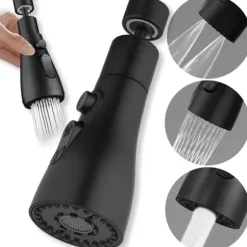 PRZEDŁUŻACZ KRANU KUCHENNEGO AERATOR PERLATOR ADAPTER DO BATERII 3 FUNKCJE