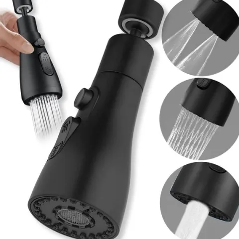 PRZEDŁUŻACZ KRANU KUCHENNEGO AERATOR PERLATOR ADAPTER DO BATERII 3 FUNKCJE