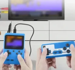 PRZENOŚNA MINI KONSOLA RETRO 400 GIER GAMEBOY DODATKOWY PAD GRA NA 2 OSOBY